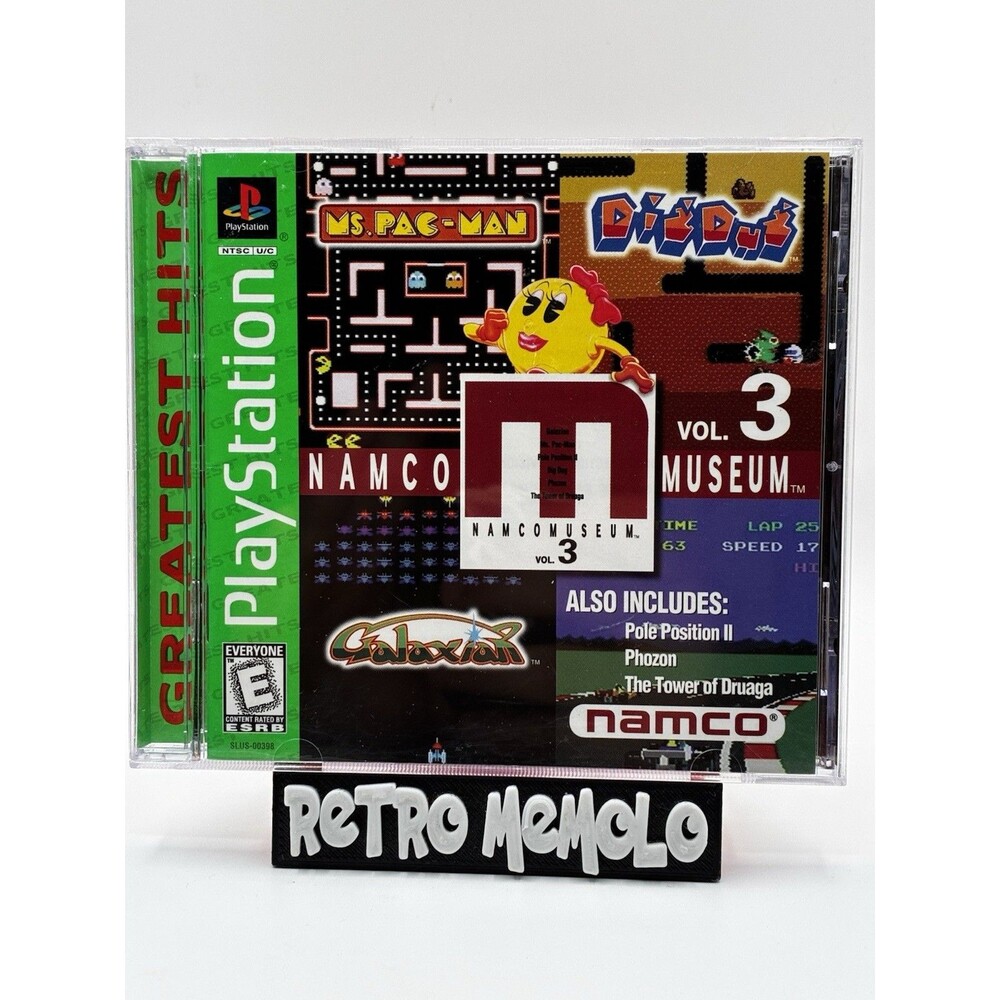 Namco Museum Vol. 3 Greatest Hits PlayStation Video Game Arcade Classics